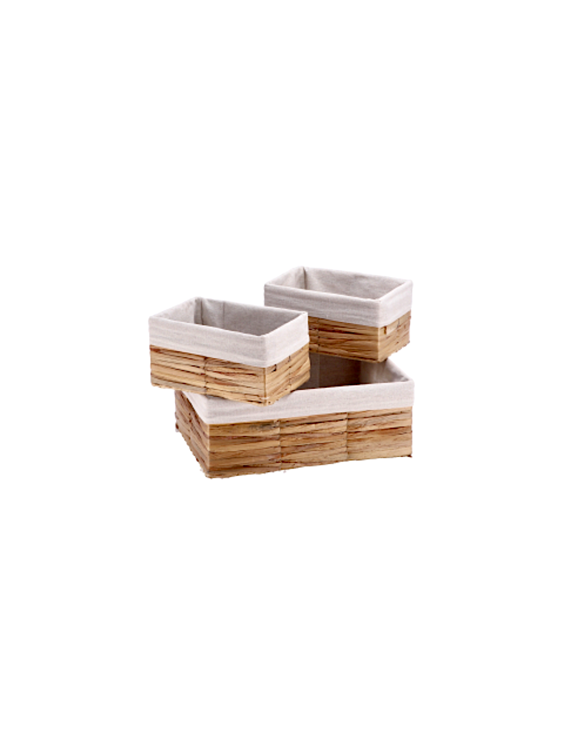 SET 3 CESTI 102031 FIBRA NATURALE