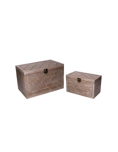 SCATOLA 503557 1 MISURA MARRONE LEGNO