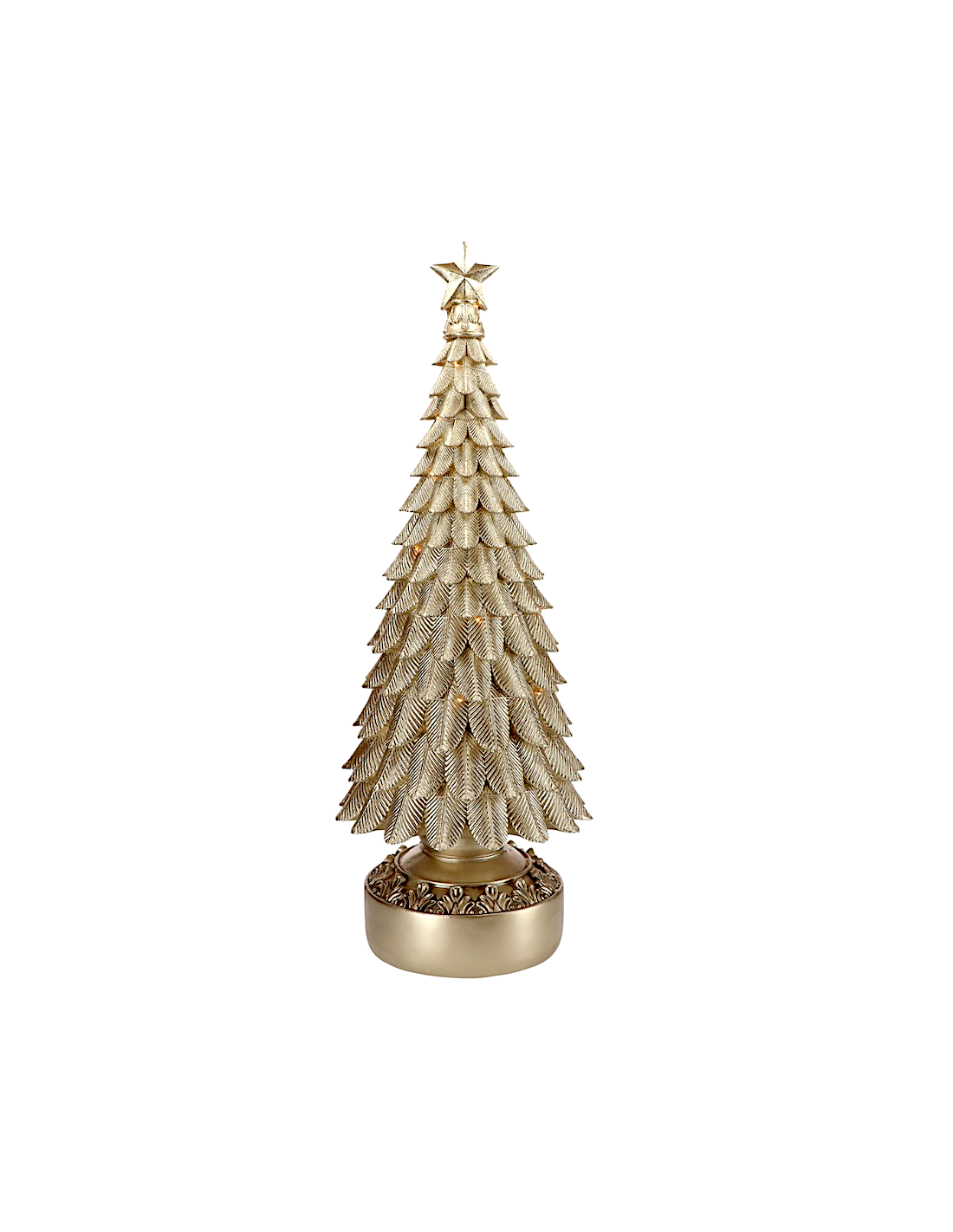 ALBERO 253658 ORO 30X30X80CM LED FIBRA DI VETRO
