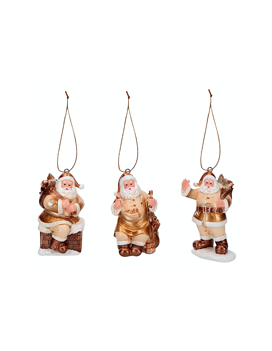PENDENTE 253719 BABBO NATALE ORO ASSORITO
