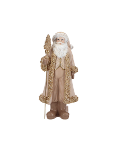 BABBO NATALE 253924 14X10,5X29,5CM MARRONE/ORO