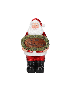 BABBO NATALE 253672 MERRY CHRISTMAS CON LED 16X11X30CM