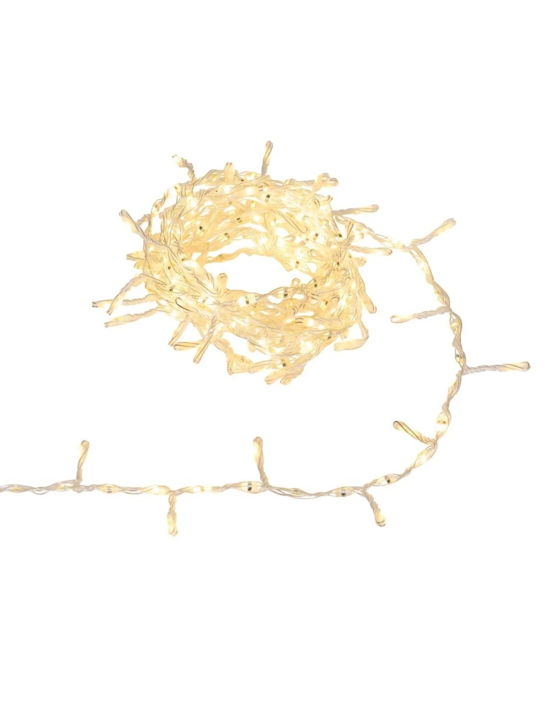 Catena Luminosa Esterno GN EXT DUO 4M 300 LED Bianco Caldo e Freddo, cavo rame, uso interno/esterno IP44