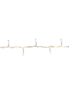 Catena Luminosa GN EXT DUO 4M 300 LED Bianco Caldo Professionale, Cavo Rame IP44 Interno/Esterno