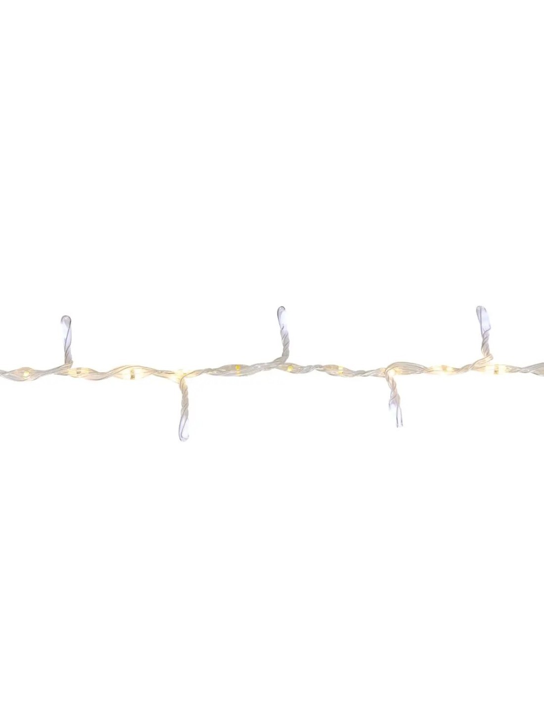 Catena Luminosa GN EXT DUO 4M 300 LED Bianco Caldo Professionale, Cavo Rame IP44 Interno/Esterno