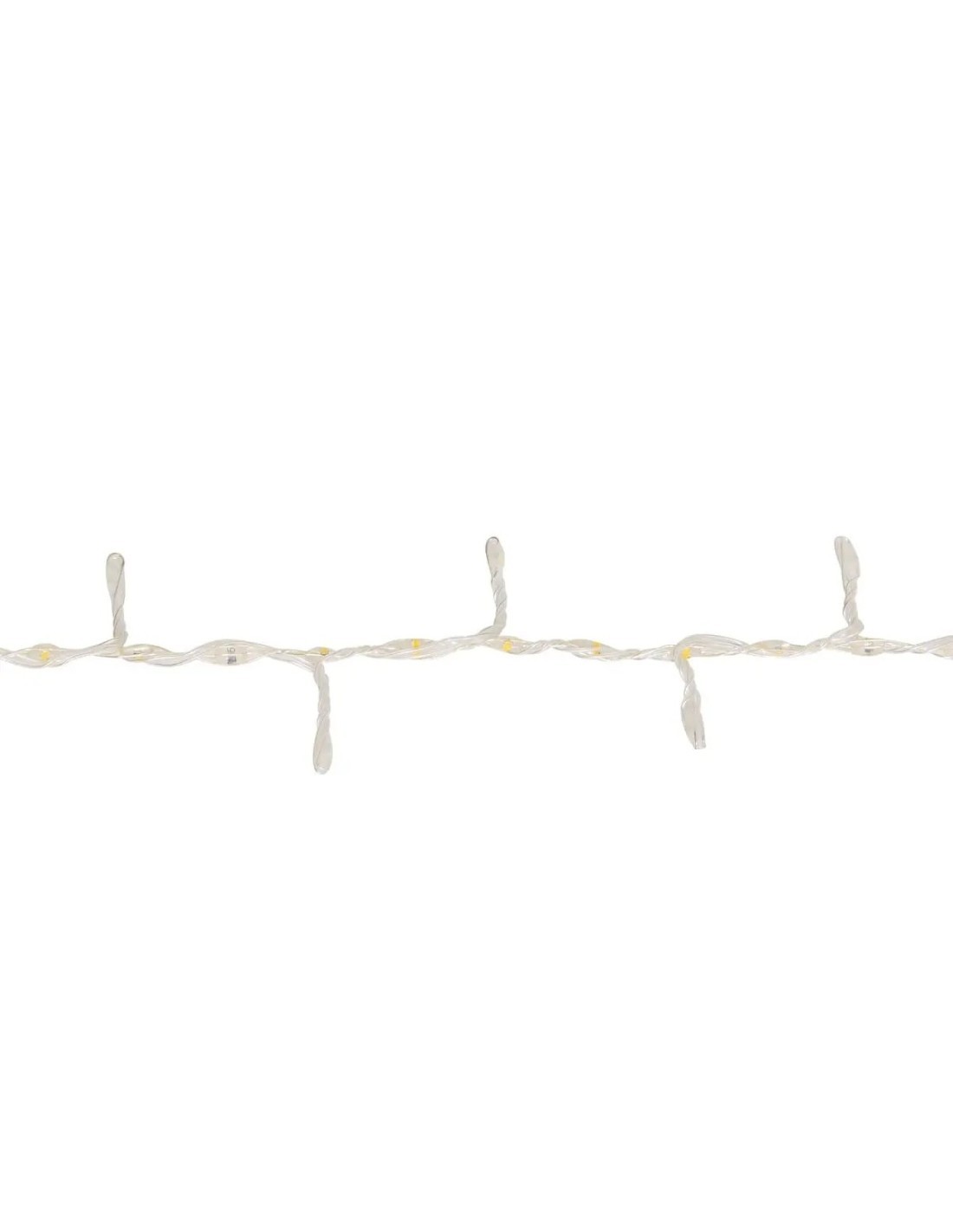 Catena Luminosa GN EXT DUO 4M 300 LED Bianco Caldo Professionale, Cavo Rame IP44 Interno/Esterno