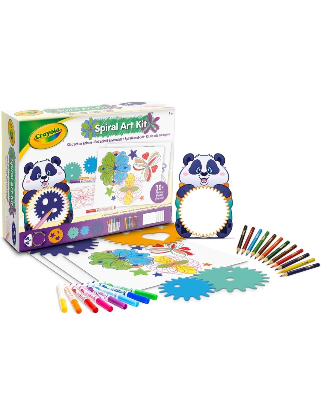 KIT PER COLORARE SET SPIRALI E MANDALA, CRAYOLA