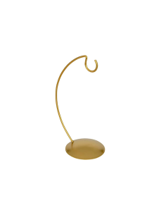 SUPPORTO METALLO CON GANCIO 16X11X28CM DORATO