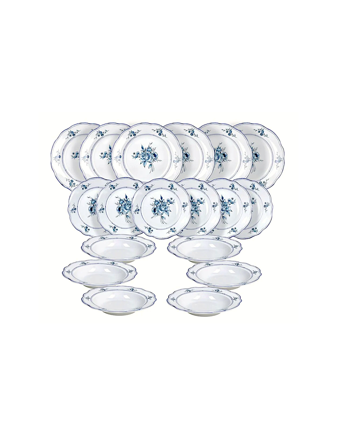 SERVIZIO 18 TAVOLO HERITAGE FLORALS