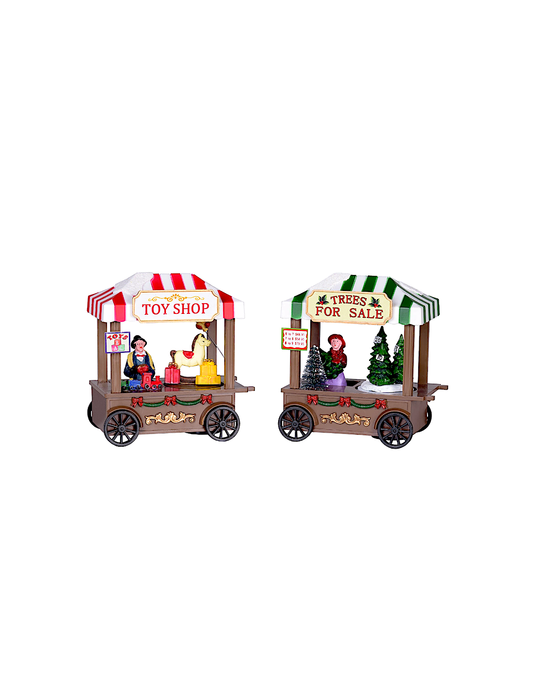 GIOSTRINA 78987 CARRELLO VENDITA ALBERI/GIOCATTOLI BATTERIA