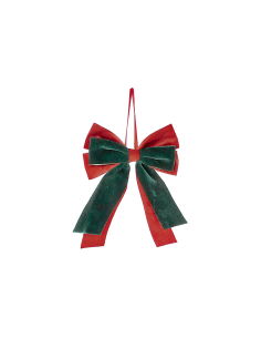 PENDENTE ERTEMIOS FIOCCO 23X27CM ROSSO/VERDE