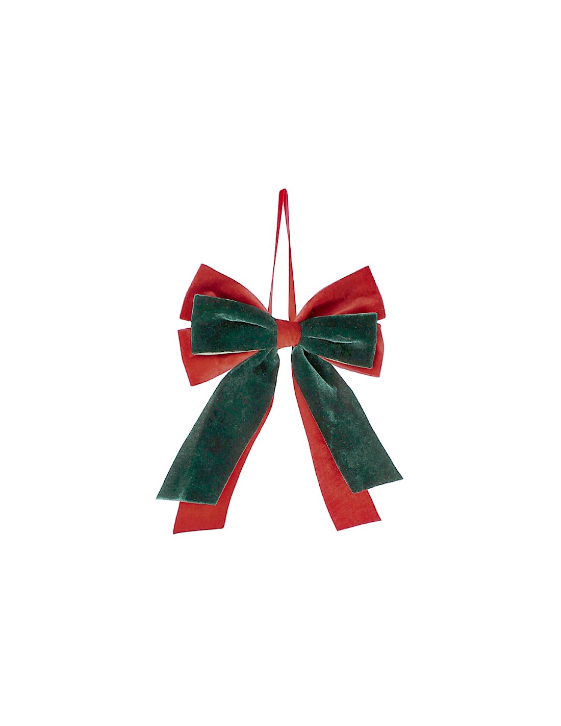 PENDENTE ERTEMIOS FIOCCO 23X27CM ROSSO/VERDE