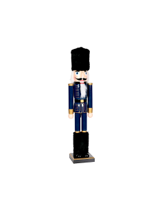 SCHIACCIANOCI BLU H30CM LEGNO