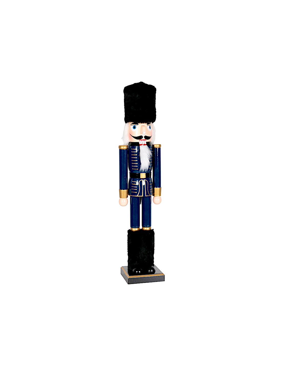 SCHIACCIANOCI BLU H38CM LEGNO