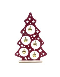 ALBERO DI NATALE LEGNO 30X45CM