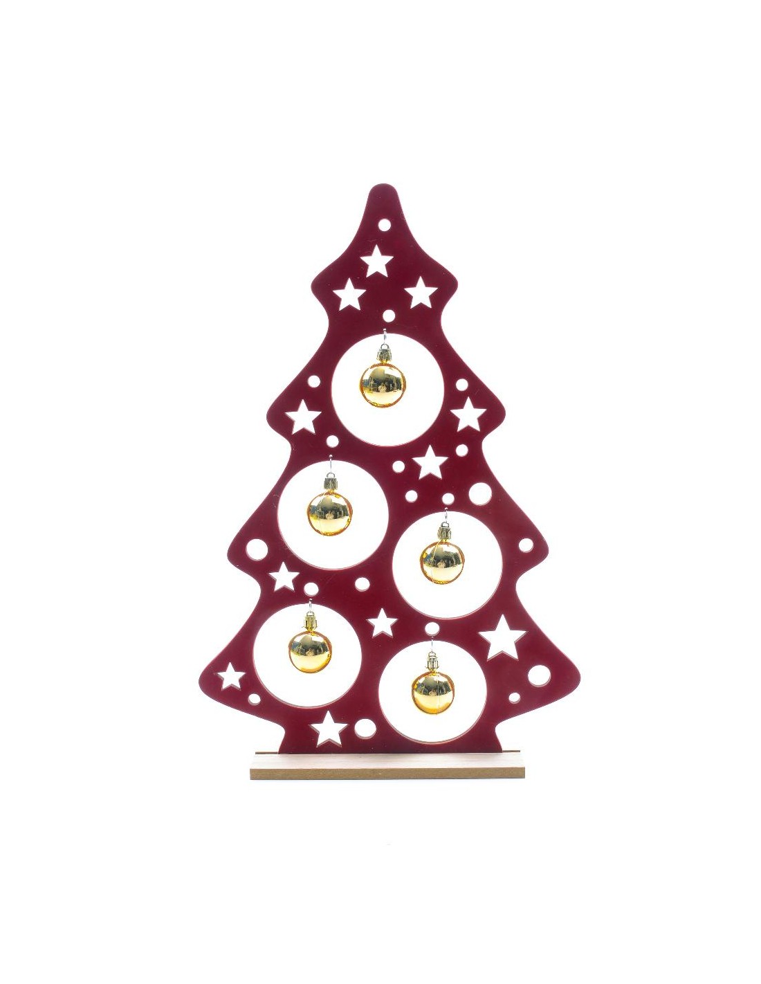ALBERO DI NATALE LEGNO 30X45CM
