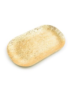 VASSOIO ORO PLASTICA 43X25,5CM