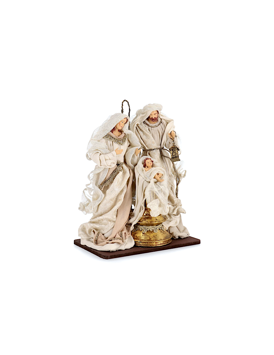 SACRA FAMIGLIA MAJESTIC ROSA H38CM CON BASE