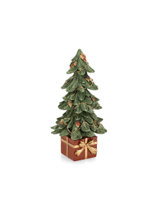 DECORAZIONE PINO JEFF 14X26,5CM RESINA