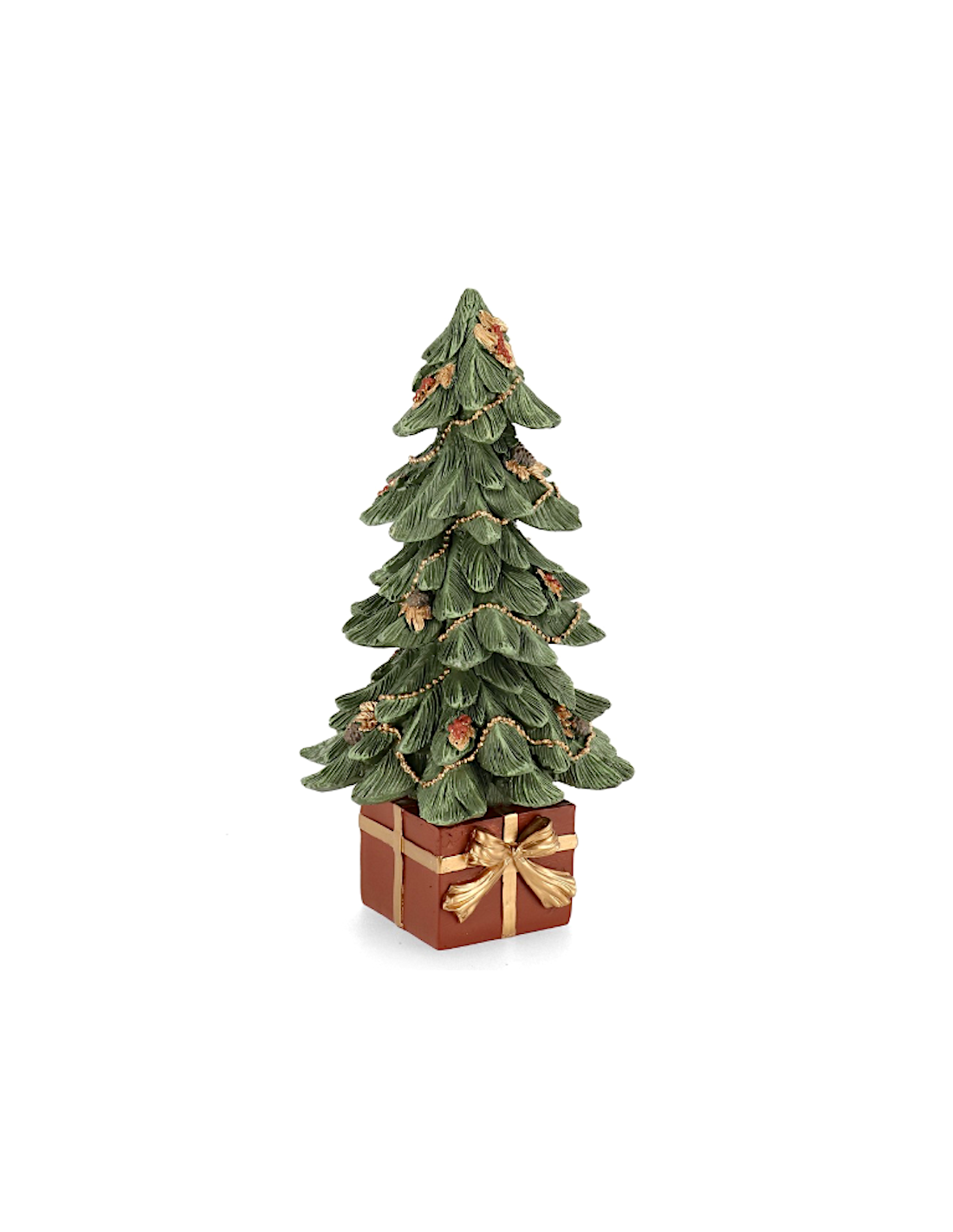DECORAZIONE PINO JEFF 14X26,5CM RESINA