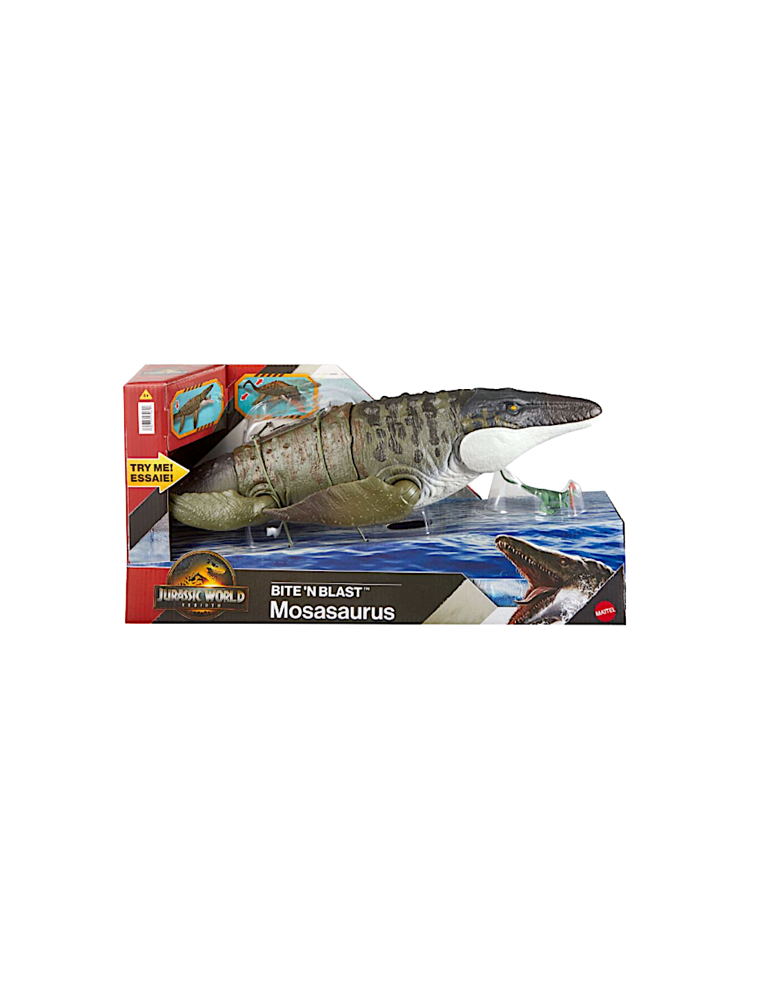 JURASSIC WORLD JCH00 MOSASAURO MORDI E SPARA
