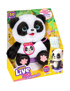 LIVE PETS 20486272 BABY PANDA CON VASINO
