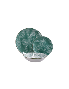 Servizio Tavola Salvia in Ceramica 18 Pezzi