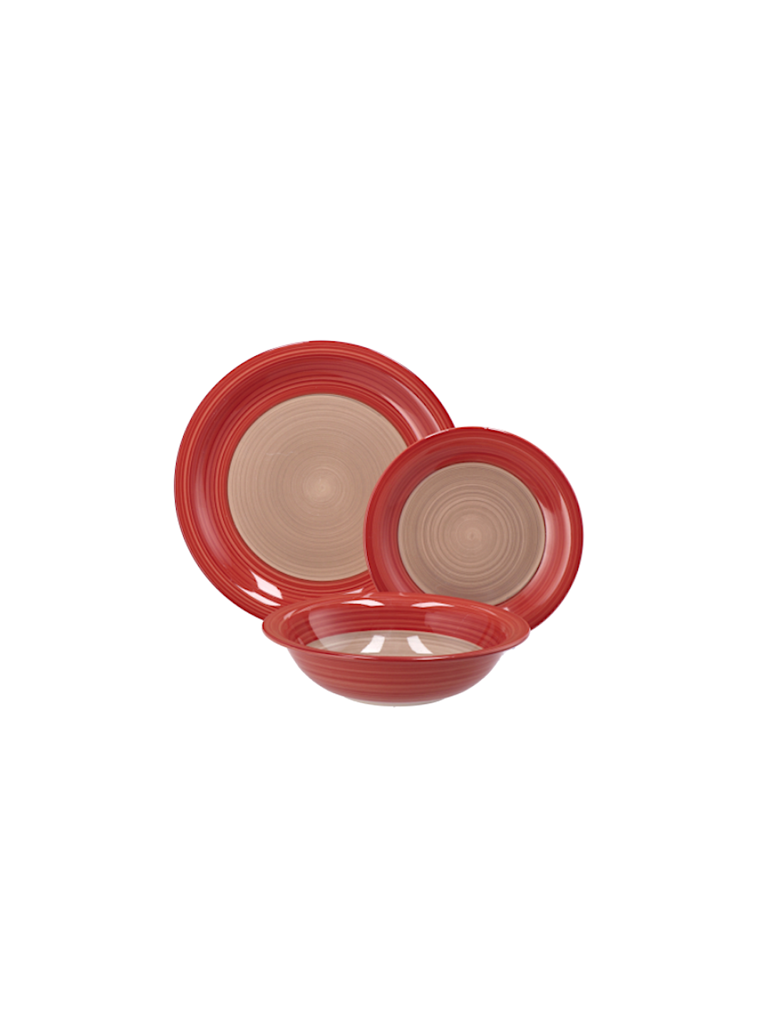 Servizio Tavola Cloe Rosa 18 Pezzi