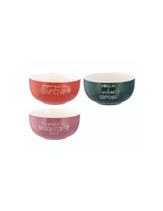 Ciotola in Porcellana Assortita 13x6,5 cm