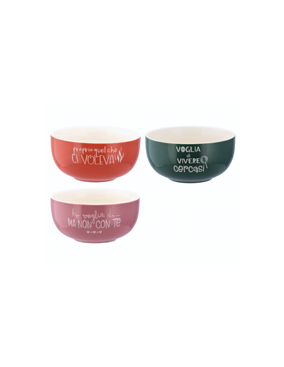 Ciotola in Porcellana Assortita 13x6,5 cm