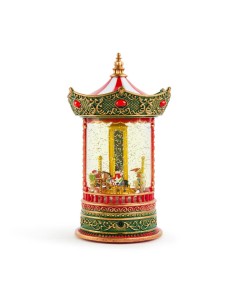 CAROSELLO PLASTICA CON LUCE E MOVIMENTO 20X12X21CM