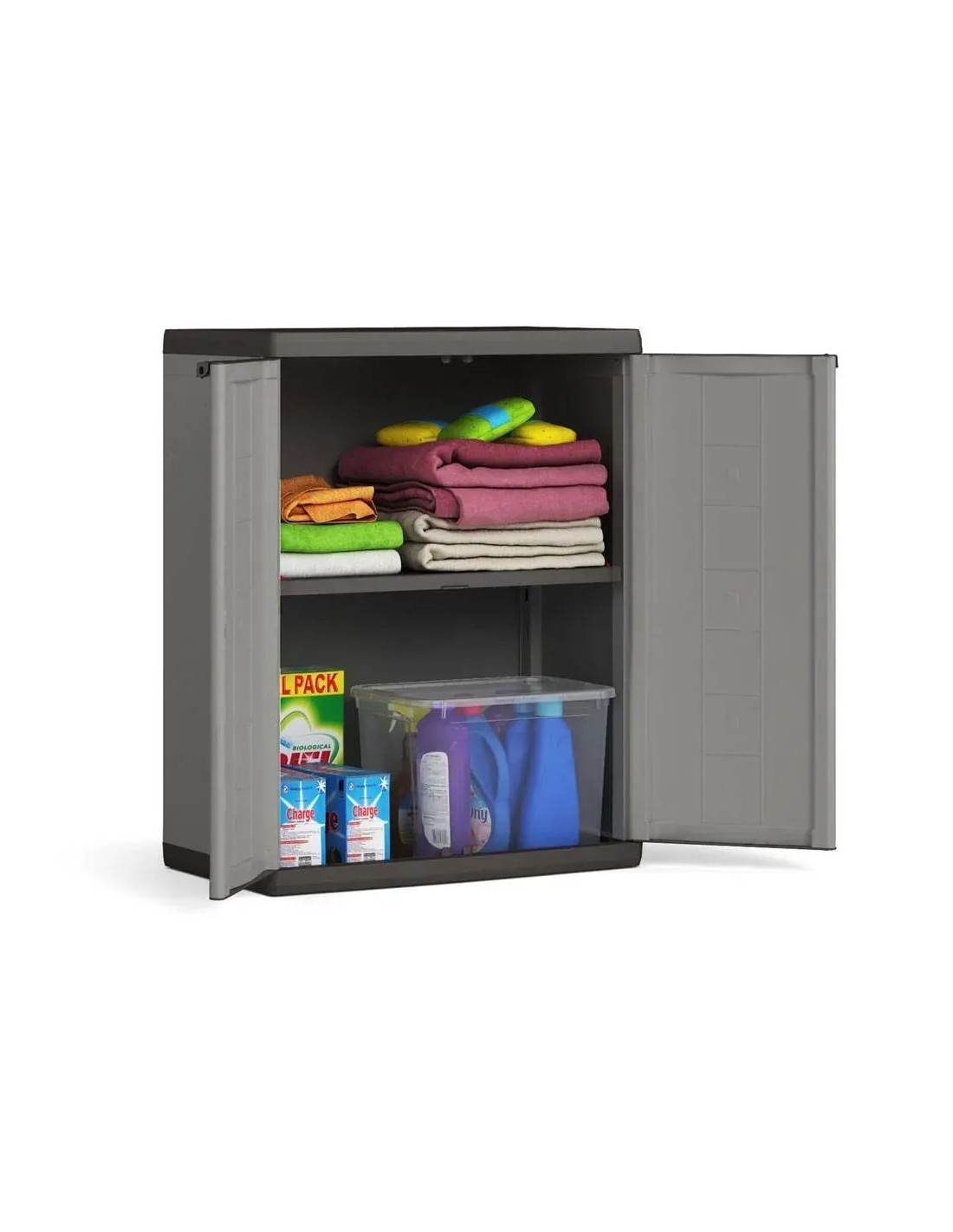 Set 2 Armadi Jolly Keter – Armadio Alto + Basso | Shopincasa.it