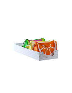 PEPERILLA 33115 BORSETTA FRUTTA ASSORTITO, CON TRACOLLA, ACCESSORIO BAMBINA, ETÀ 3+ ANNI