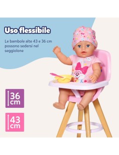 BABY BORN 829271 SEGGIOLONE 43CM su TreG Ingrosso 2
