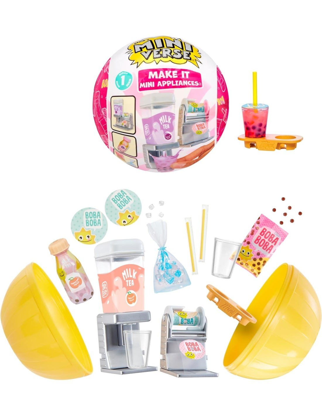 MINIVERSE, MAKE IT MINI APPLIANCES, SFERA SORPRESA, GIOCATTOLO COLLEZIONABILE, MINI ELETTRODOMESTICI, BAMBINI 3+ ANNI