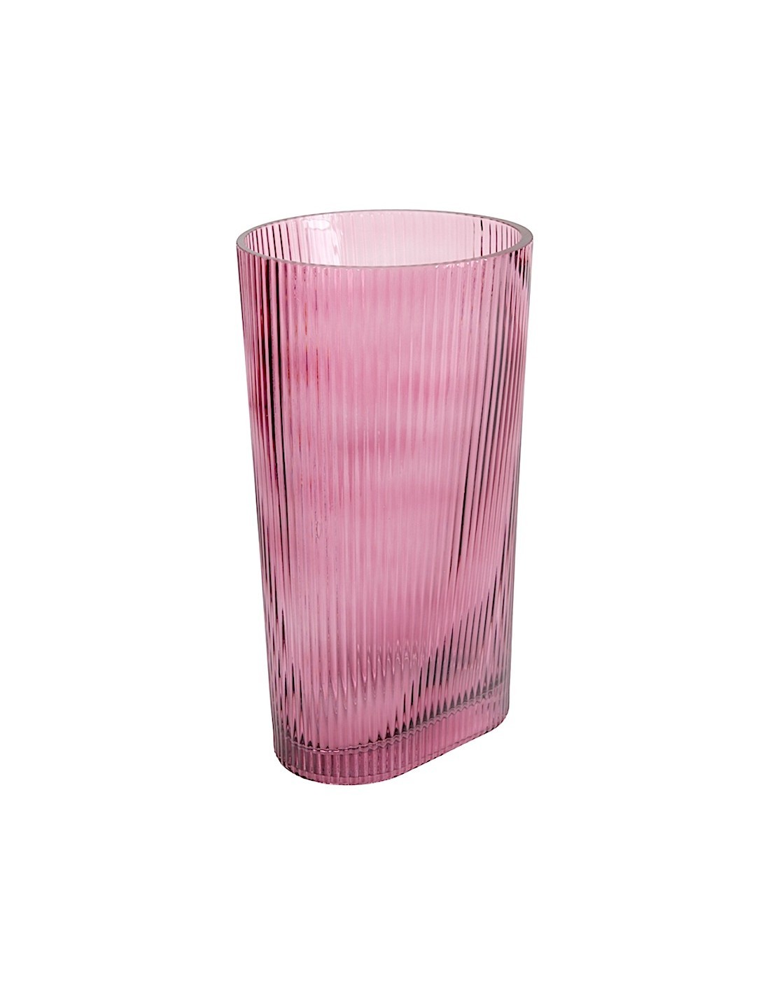 VASO 142996 VETRO BURGUNDY 16X30CM