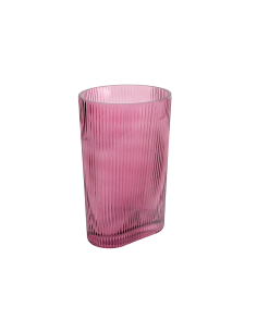 VASO 142999 VETRO BURGUNDY 15X25CM