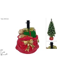 BASE ALBERO SACCO NATALIZIO ROSSO