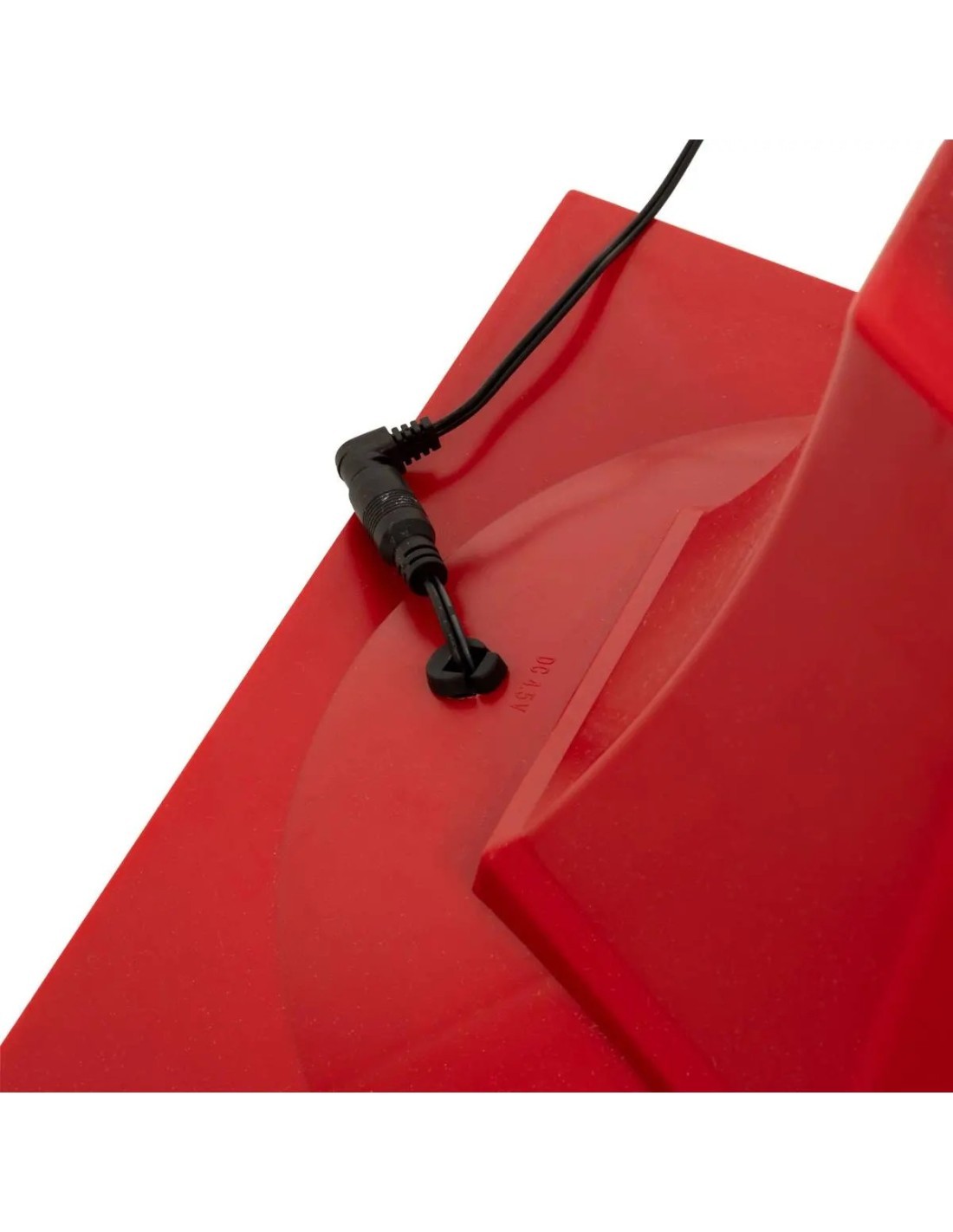 Decorazione lampione di Natale rosso 30x150cm con scenario e 30 luci LED - La magia di Natale illumina la tua casa