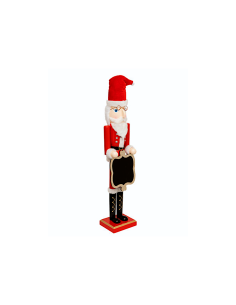 Decorazione schiaccianoci di Natale Babbo Natale H90cm in legno - La magia di Natale a casa tua