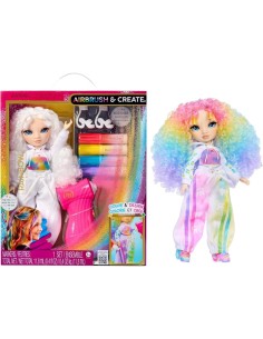 RAINBOW HIGH BAMBOLA AIRBRUSH CREATE, BAMBOLA CON KIT AEROGRAFO, PENNARELLI LAVABILI, GIOCO CREATIVO 2