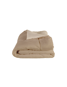PIUMINO MATRIMONIALE BICOLOR BEIGE 250X200CM
