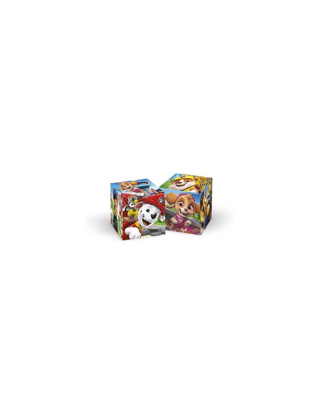 CLEMENTONI, PAW PATROL, PUZZLE CUBI, 6 PEZZI, BAMBINI 2 ANNI, CARTONI ANIMATI, MADE IN ITALY