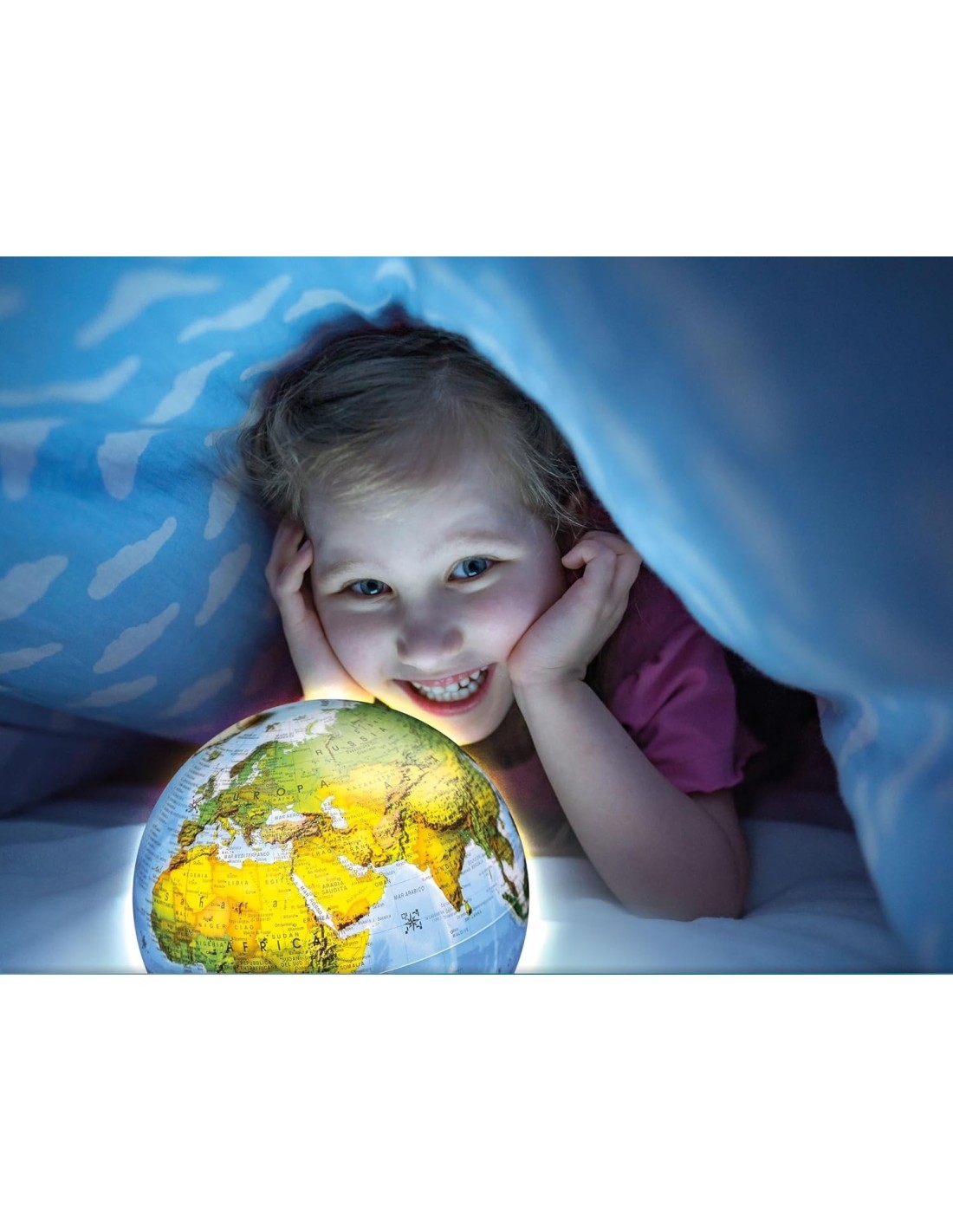 CLEMENTONI SAPIENTINO PIU  MAPPAMONDO LUMINOSO, CON APP DEDICATA