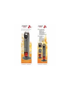 Johnson Zonda – Termoventilatore a Torre con Effetto Fiamma 2