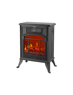 Johnson Stufa – Caminetto Elettrico con Effetto Fiamma e Termostato Regolabile