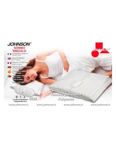 Johnson Sonno – Termocoperta Elettrica Singola 150x80 cm 60W 2