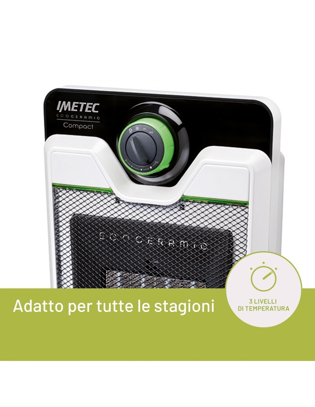 TERMOVENTILATORE 4033 COMPACT ECOCERAMIC 240V 2000W su TreG Ingrosso