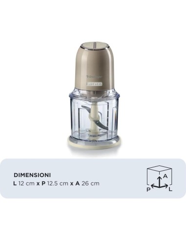 TRITATUTTO 043803AR0 BEIGE 400W 600ML su TreG Ingrosso