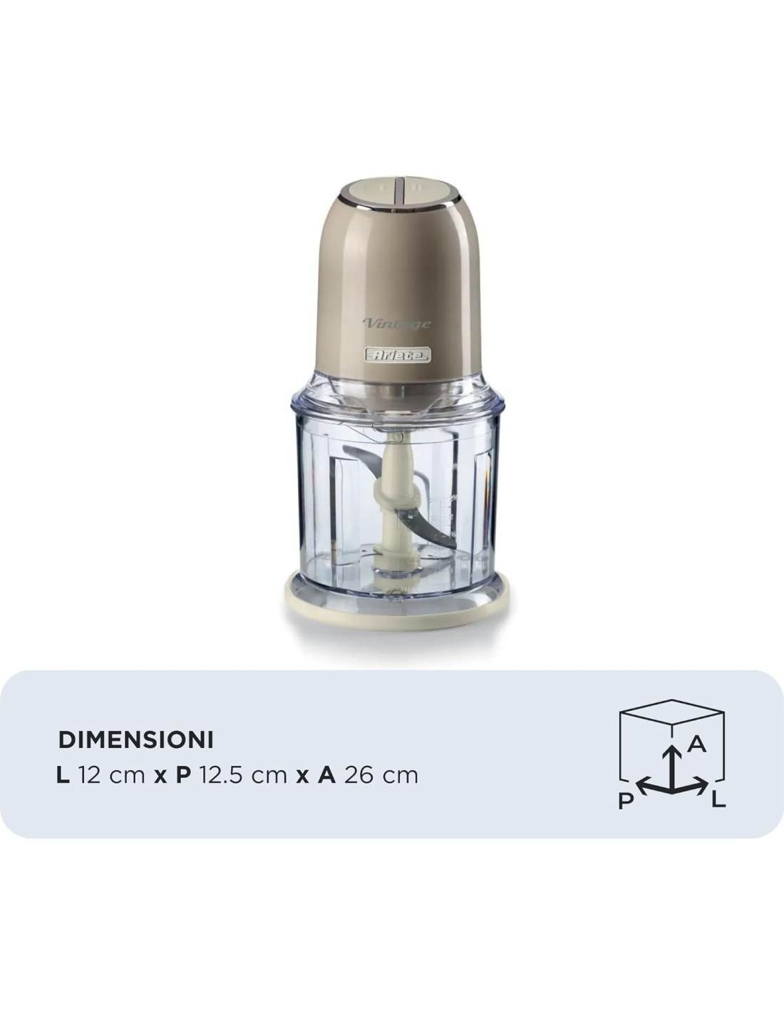 TRITATUTTO 043803AR0 BEIGE 400W 600ML su TreG Ingrosso